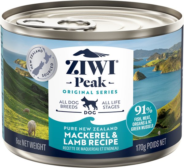 ZIWI Peak Mackerel & Lamb Recipe Canned Dog Food