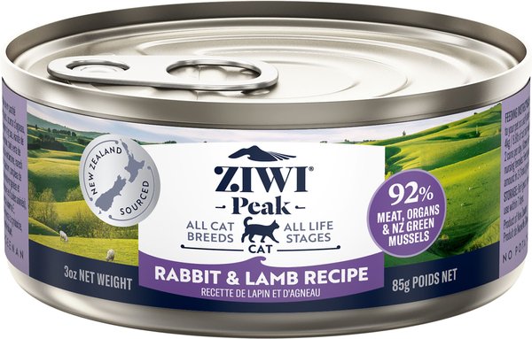 ZIWI Peak Rabbit & Lamb Recipe Canned Cat Food