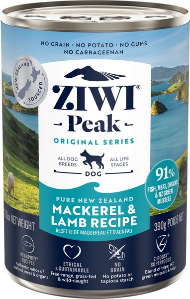 ZIWI Peak Mackerel & Lamb Recipe Canned Dog Food
