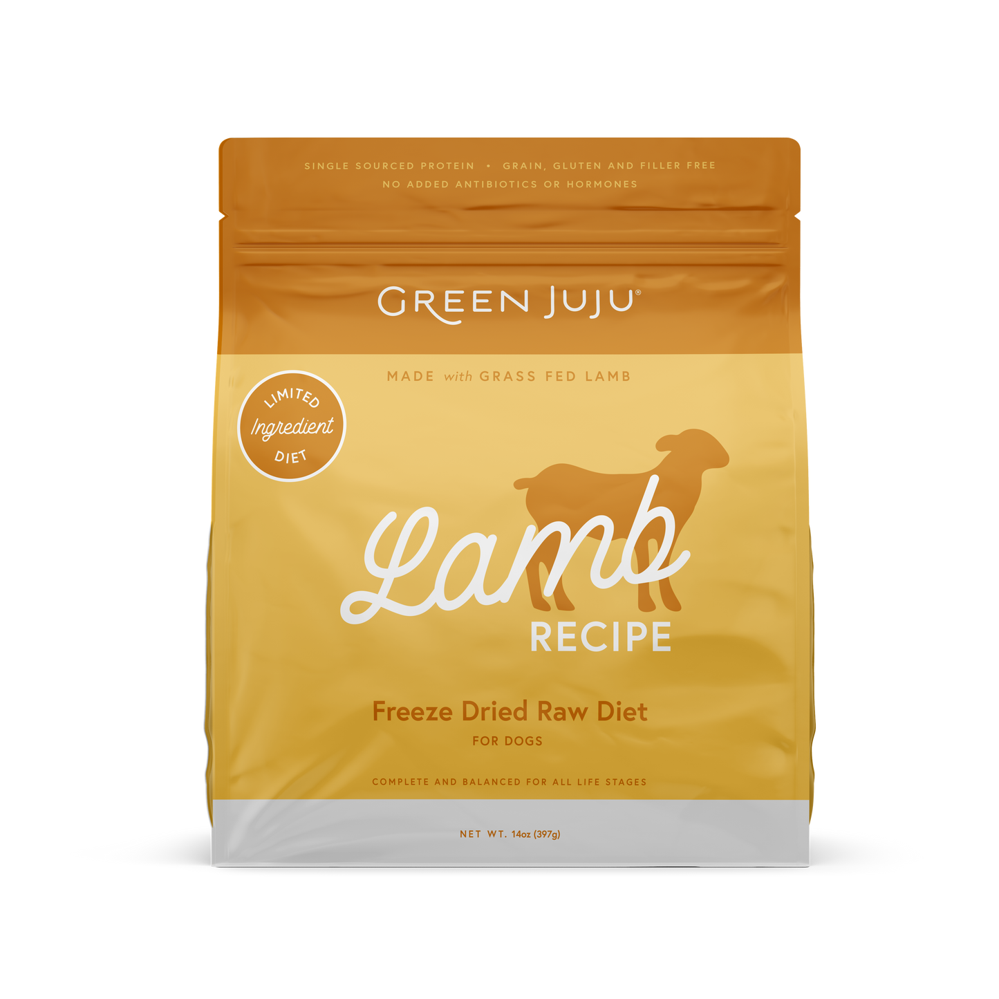Green Juju Lamb Recipe Freeze-Dried Raw Dog Food