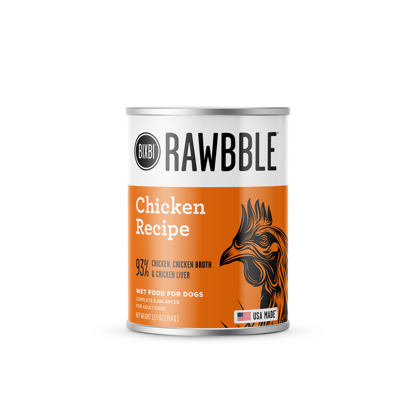 BIXBI Rawbble Grain-Free Canned Chicken Recipe Wet Dog Food