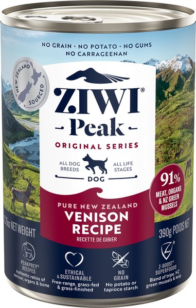 ZIWI Peak Venison Recipe Canned Dog Food
