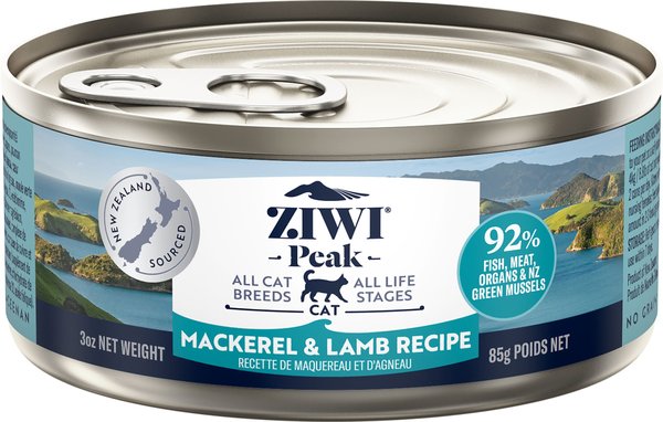 ZIWI Peak Mackerel & Lamb Recipe Canned Cat Food