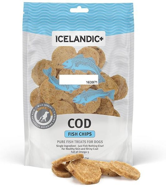 Icelandic+ Cod Fish Chips Dog Treat