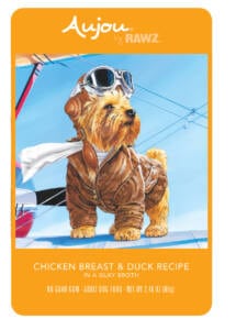 RAWZ SHREDS CHICKEN BREAST & DUCK DOG FOOD RECIPE