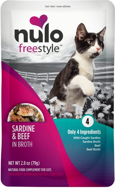 Nulo FreeStyle Sardine & Beef in Broth Cat Food Topper