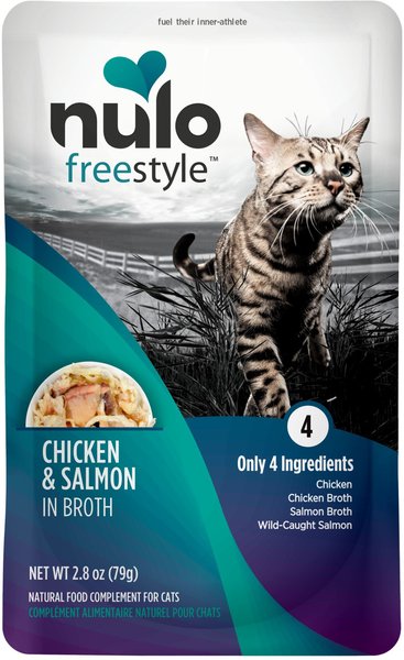 Nulo FreeStyle Chicken & Salmon in Broth Cat Food Topper