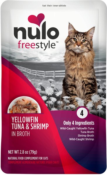 Nulo FreeStyle Yellowfin Tuna & Shrimp in Broth Cat Food Topper
