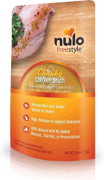 Nulo FreeStyle Chunky Chicken Broth Grain-Free Wet Cat Food Topper