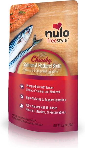 Nulo FreeStyle Chunky Salmon & Mackerel Broth Wet Cat Food