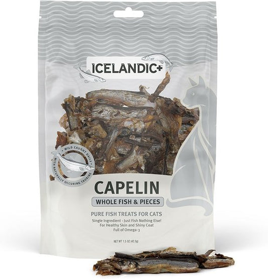 Icelandic+ Capelin Whole Fish Dehydrated Cat Treats