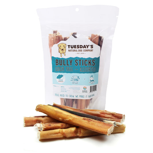 Tuesday's 6" Bully Sticks Odor Free