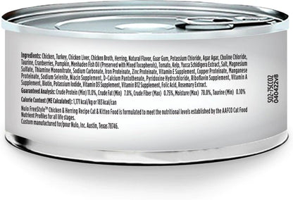 Nulo Freestyle Chicken & Herring Recipe Grain-Free Canned Cat & Kitten Food