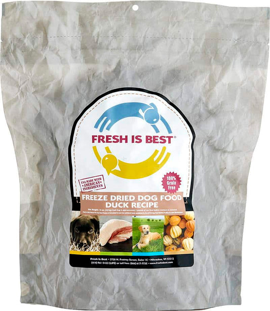 FRESH IS BEST Freeze Dried Duck Dog Food