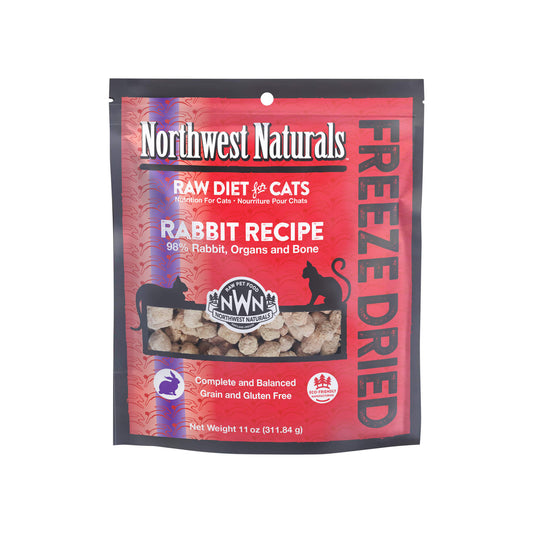 Northwest Naturals Freeze Dried Raw Diet Cat Food - Rabbit