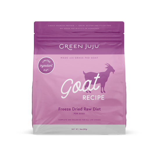 Green Juju Goat Recipe Freeze-Dried Raw Dog Food