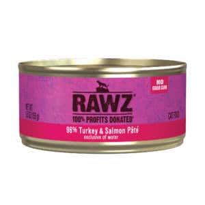 RAWZ 96% TURKEY & SALMON PATE CAT FOOD