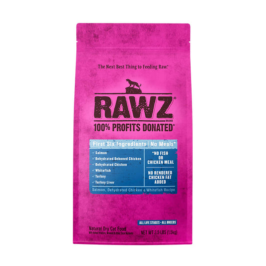 RAWZ Meal Free Dry Cat Food Salmon, Dehydrated Chicken & Whitefish