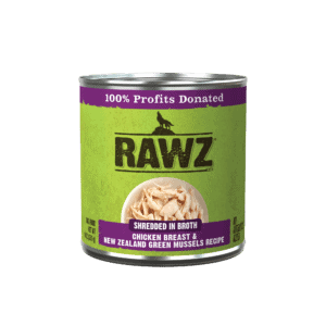 RAWZ SHREDDED CHICKEN BREAST & NEW ZEALAND GREEN MUSSELS DOG FOOD