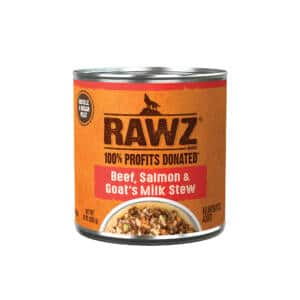 RAWZ STEW- BEEF, SALMON & GOAT'S MILK DOG FOOD